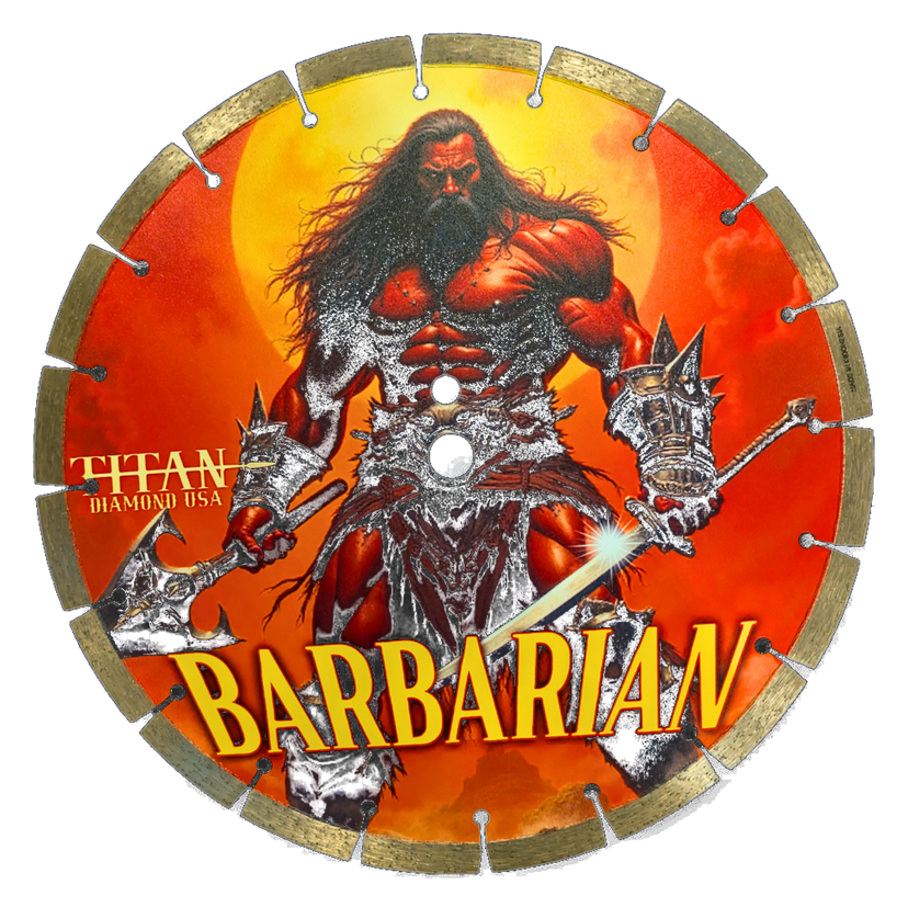 THE BARBARIAN Signature Series diamond blade