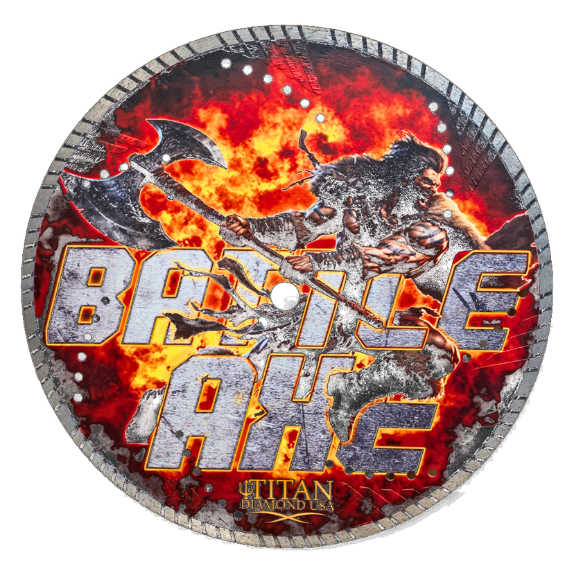 THE BATTLE AXE Signature Series diamond blade
