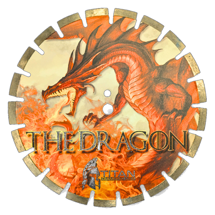 THE DRAGON Signature Series diamond blade